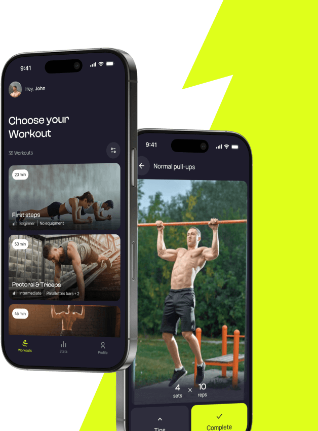 Persona usando Calix en el teléfono